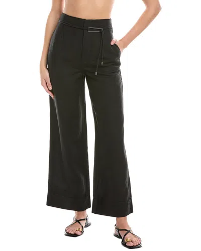 Onia Air Linen-blend Paperbag Trouser