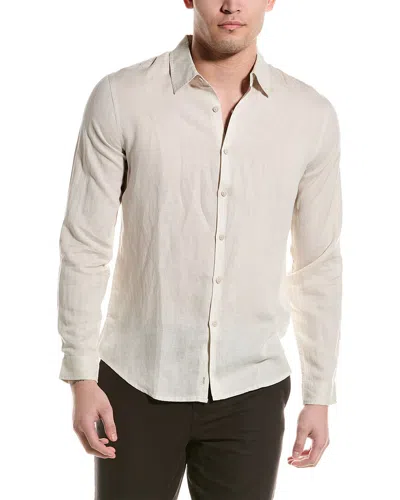 Onia Air Linen-blend Shirt In Neutral