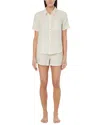 Onia Air Linen-blend Short Sleeve Shirt