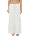 Onia Drawstring Linen-blend Wide-leg Pant