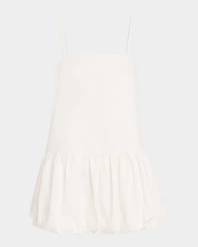 ONIA AIR LINEN BUBBLE MINI DRESS
