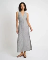 Onia Air Linen Button Down Maxi Dress