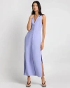 Onia Air Linen Button Down Maxi In Blue