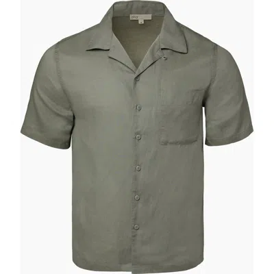 ONIA ONIA AIR LINEN CONVERTIBLE VACATION SHIRT