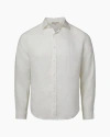 Onia Air Linen Long Sleeve Shirt In White
