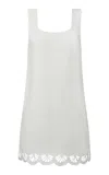 Onia Air Linen Mini Dress In White
