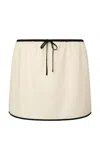 Onia Air Linen Mini Skirt