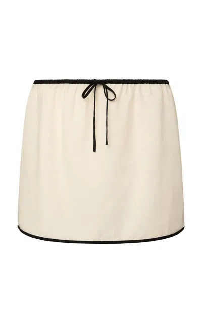 Onia Air Linen Mini Skirt