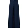 Onia Air Linen Palazzo Pant In Deep Navy