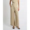 Onia Air Linen Paperbag Trouser In Jute