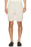 Onia Air Linen Pull On Cargo Short In Nude