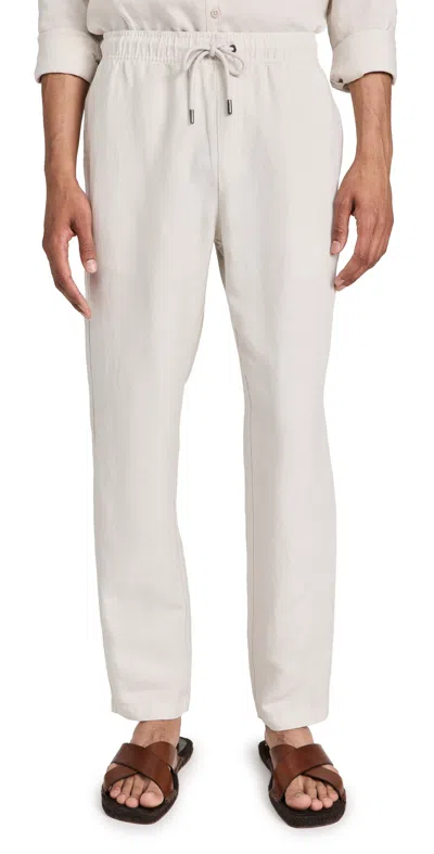 Onia Air Linen Pull-on Pants Stone