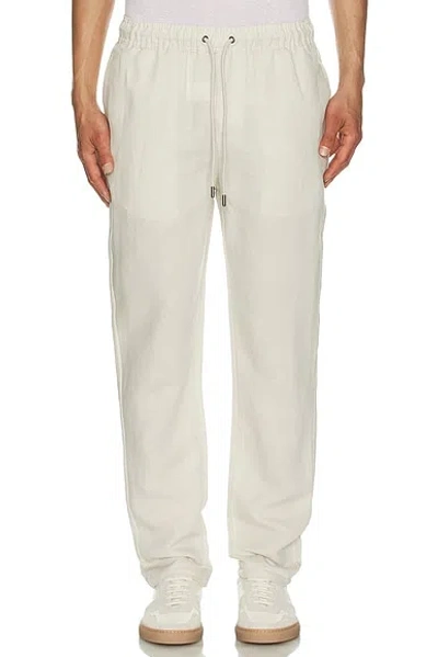 Onia Air Linen Pull-on Pants In White