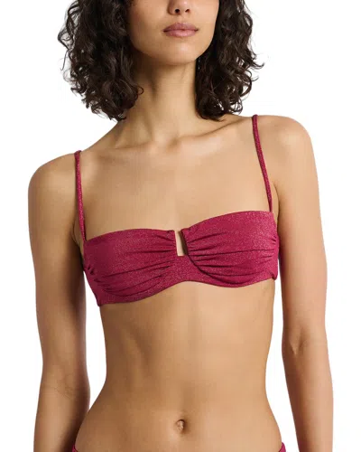 Onia Alessia Bikini Top In Anemone