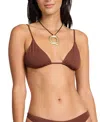 Onia Alexa Bikini Top In Brown