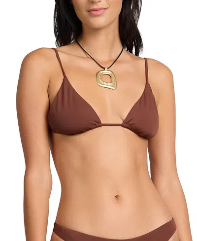 Onia Alexa Bikini Top In Brown