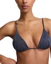 Onia String Bikini Top In Blue