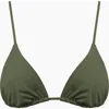 Onia Malin Triangle Bikini Top In Sea Spray