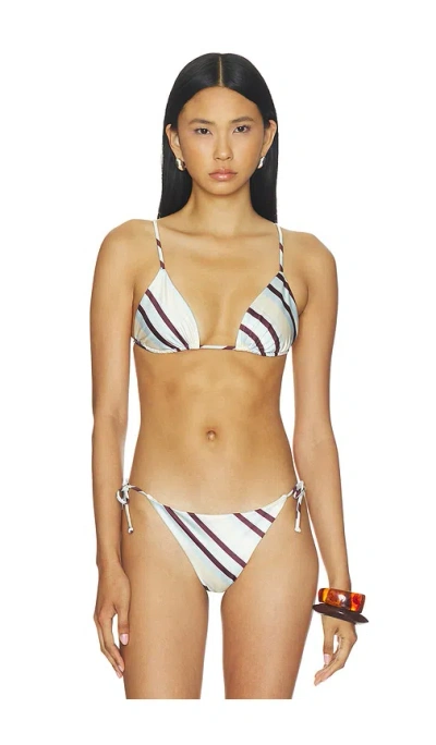 Onia Alexa Bikini Top In White