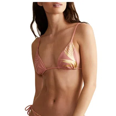 Onia Alexa String Bikini Top In Pink