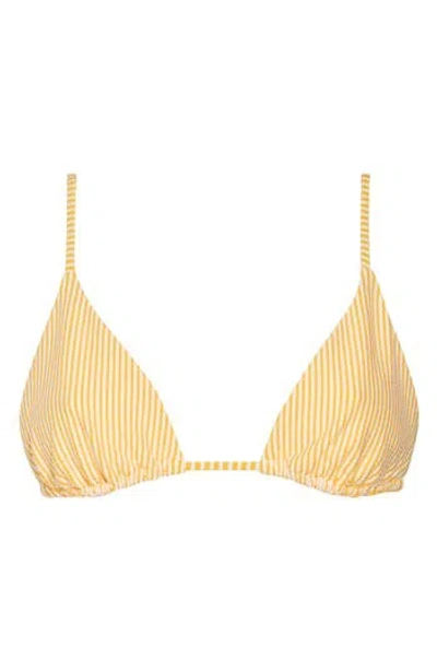 Onia Alexa Bikini Top In Yellow