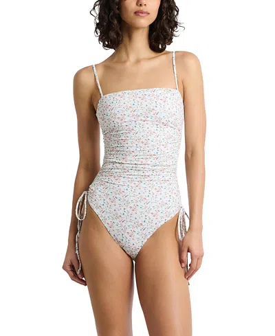 Onia Allegra One Piece In White Multi