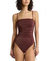 Onia Allegra One Piece Swimsuit In Rum, Women's At Urban Outfitters