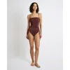 Onia Allegra One Piece Swimsuit In Rum, Women's At Urban Outfitters In Rum