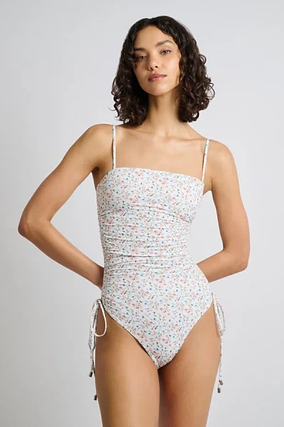 Onia Allegra One Piece In White Multi
