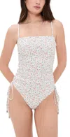 Onia Allegra One Piece In White Multi