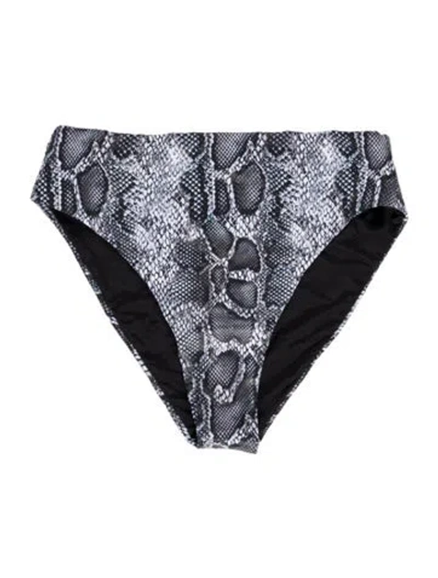 Pre-owned Onia Animal Print Bottoms In Blue
