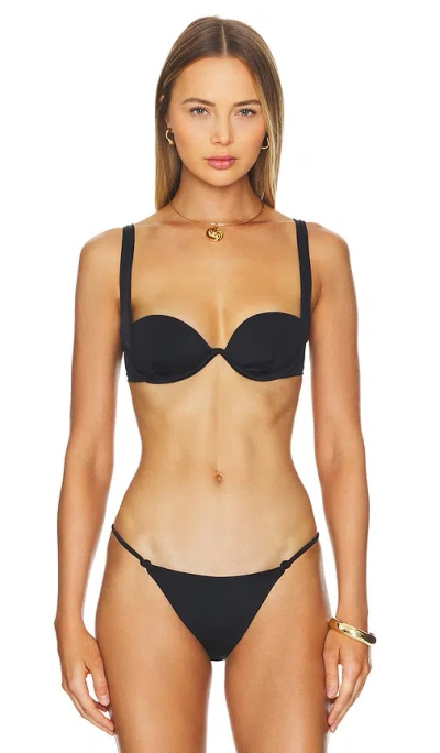 Onia Annalise Bikini Top In Black