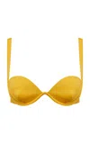 Onia Annalise Bikini Top In Yellow