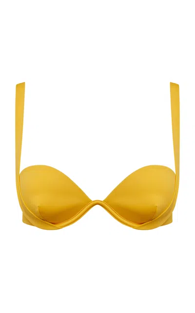 Onia Annalise Bikini Top In Yellow