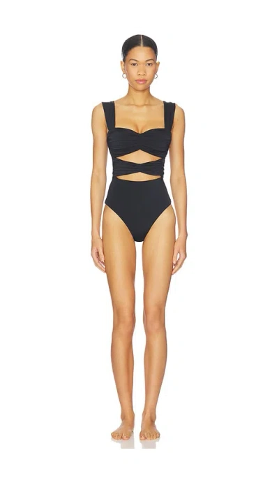 Onia Ariel One Piece Swimsuit In Black