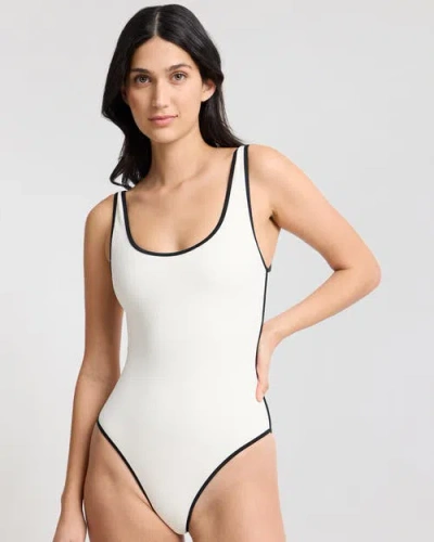 Onia Arya One-piece Swimsuit In White