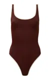Onia Arya One Piece Swimsuit In Brown