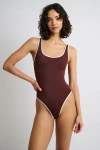 Onia Arya One Piece In Rum/egret