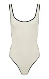 Onia Arya High-cut Leg One-piece In White
