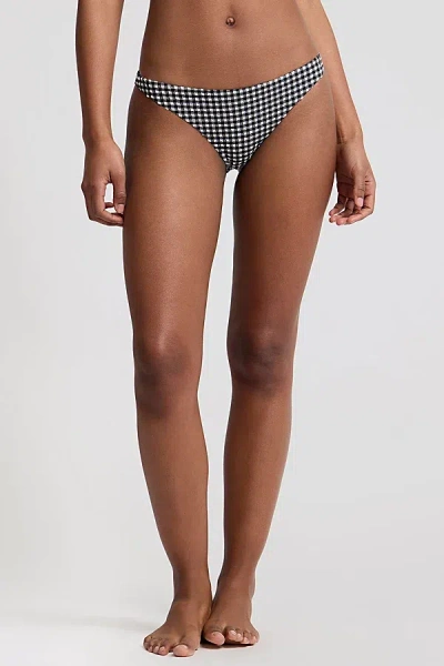 Onia Ashley Bikini Bottom In Black/white, Women's At Urban Outfitters In Multi