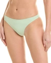 Onia Ashley Low-rise Bikini Briefs In Green