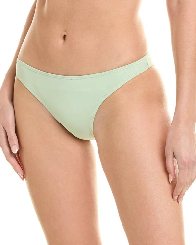 Onia Ashley Low-rise Bikini Briefs In Green