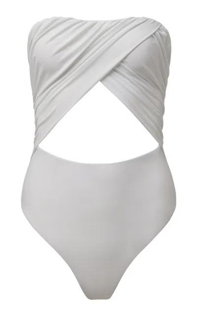 Onia Audrey One-piece Swimsuit In White