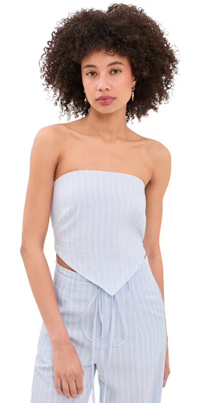 Onia Bandana Top Light Sky In Blue