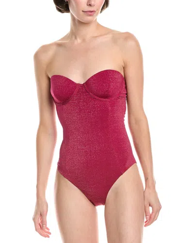 Onia Belle One-piece In Burgundy