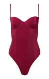 Onia Belle One Piece Swimsuit In Anemone