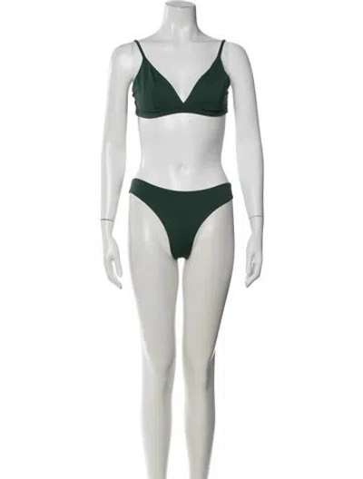 Pre-owned Onia Bikini In Green