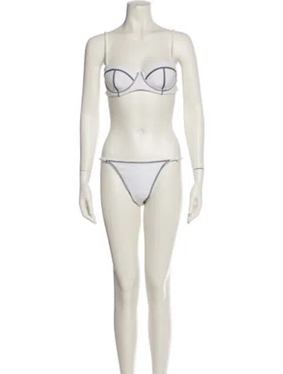 Pre-owned Onia Bikini In Neutral