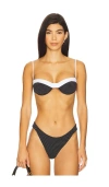 Onia Brigitte Bikini Top In Black
