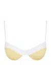 Onia Brigitte Bikini Top In Yellow